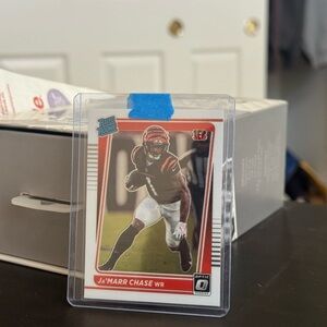 2021 Panini Donruss Optic - Rated Rookie Ja'Marr Chase #207 Holo Prizm (RC)